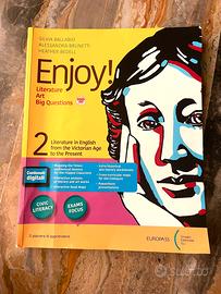 Libro scolastico “Enjoy! 2”+libricino allegato+DVD