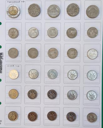 Lotto 30 Monete Estere - Thailandia e Cina.