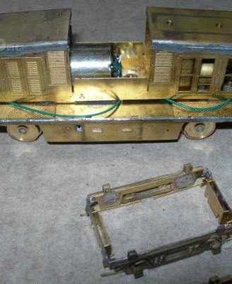 Treni Kit Ottone FS D143 Truman parzialmente monta