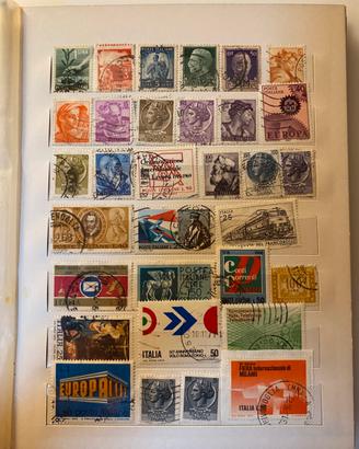 Collezione di francobolli varie nazioni
