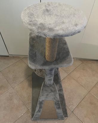 Tiragraffi per gatti 3 livelli con cuccia – NUOVO