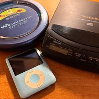 Lotto apple ipod, discman sony e techincs