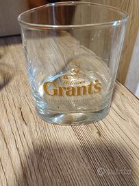 5 bicchieri whisky Grant