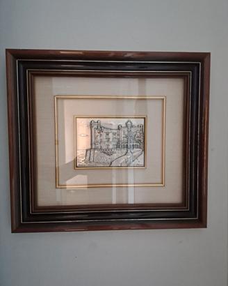 Quadro/bassorilievo in argento 996‰ Alliani