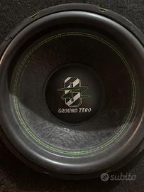 Subwoofer ground zero  30cm 3000 Watt RMS/SPL