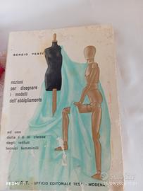 libro vintage Sartoria carta modelli abbigliamento