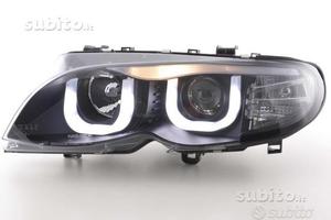 Fanali anteriori bmw serie 3 E46 angel TUBE led