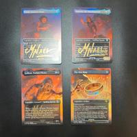 Magic The One Ring Signed Sketched Marta Nael LOTR