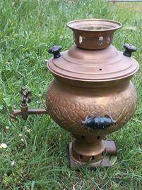Samovar elettrico vintage in ottone – anni '50/'70