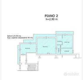 Appartamento di 90 mq appena ristrutturato