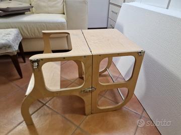 banchetto e scaletta per bambini 