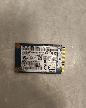 mSATA Sandisk 16GB