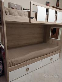 letto a castello x cameretta nuovo 