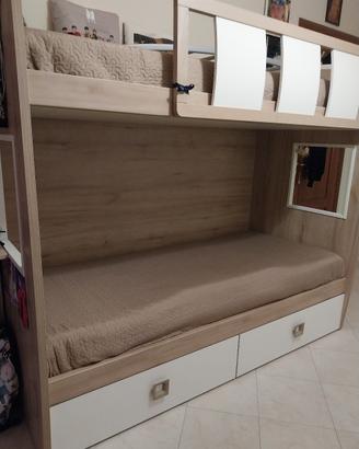 letto a castello x cameretta nuovo 