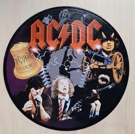 Vinile 33 giri da parete omaggio agli Acdc 