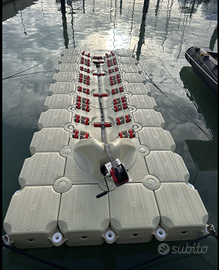 PEDANA GALLEGGIANTE ORMEGGIO BARCHE-GOMMONI