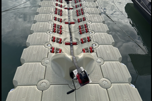 PEDANA GALLEGGIANTE ORMEGGIO BARCHE-GOMMONI