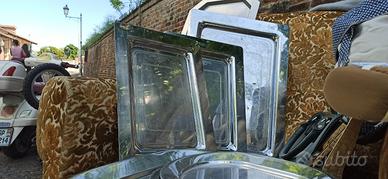 Vassoi acciaio inox (3 SET)