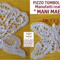 Ricamo a mano pizzo tombolo e cantù Applicazioni