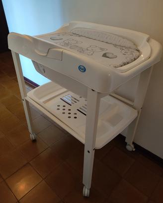 Fasciatoio Pali con vaschetta per bambini 