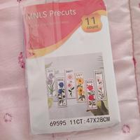 Kit punto croce segnalibri fiori  ricamo creativo