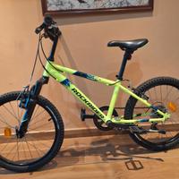 Bici MTB Rockrider ST 500 20" Giallo-nera