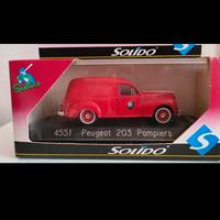 Modellino Peugeot 203 Pompieri 1/43 Solido
