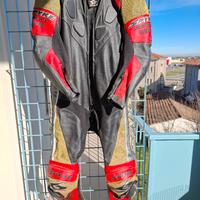 tuta moto in pelle