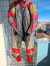 tuta moto in pelle
