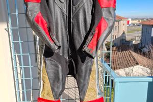 tuta moto in pelle