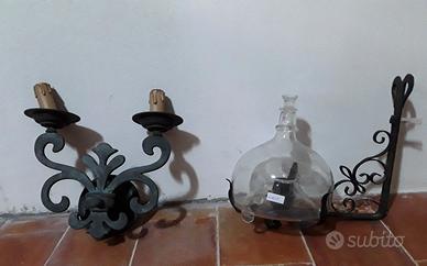 lampade in ferro battuto