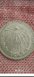 Moneta Messicana  1 Pesos del 1938 