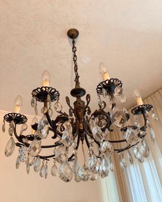 Coppia Lampadari Classici Vintage