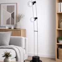 Lampada da terra moderna 2 faretti orientabili