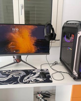 PC da gaming con monitor