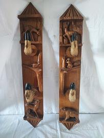 Appendiabiti artigianale in legno