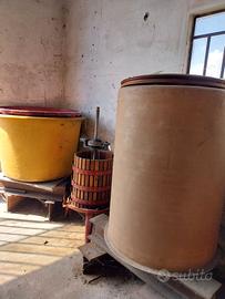 Botte per vino e tinozze