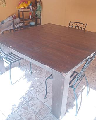 Tavolo artigianale 