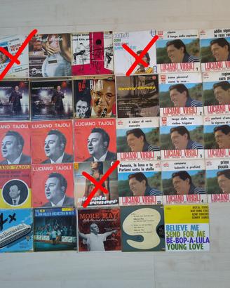 41 dischi 45 giri vari generi jazz pop