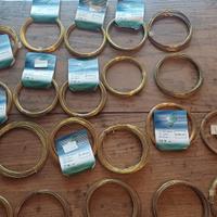 20 matassine filo ottone