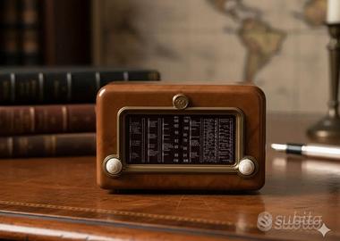 Radio vintage anni 50 in miniatura