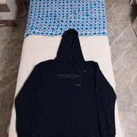 Felpa con cappuccio blu taglia L