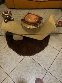 Tavolino soggiorno in vetro