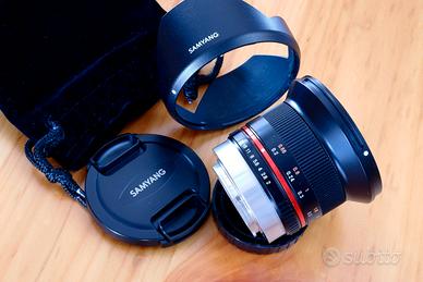 SAMYANG 12mm f 2 Fuji X + 3 filtri ND Pola e UV