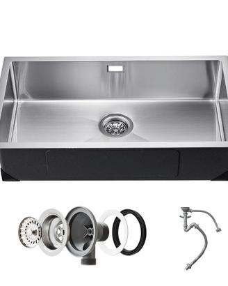 Lavello da Cucina da 76 cm Sottopiano  in Acciaio