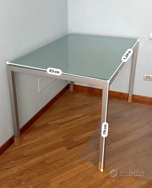 Scrivania Calligaris in cristallo