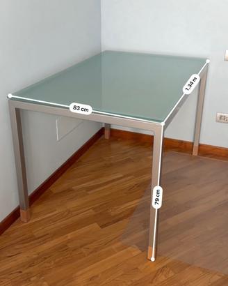 Scrivania Calligaris in cristallo