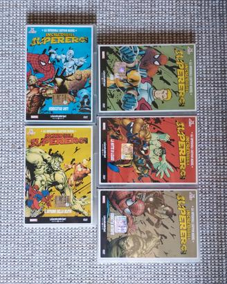 Lotto 5 DVD Supereroi Marvel 