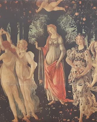 Primavera del botticelli poster su tavolato