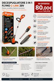 DECESPUGLIATORE 3 IN 1 FLYMO C-LINK 20V